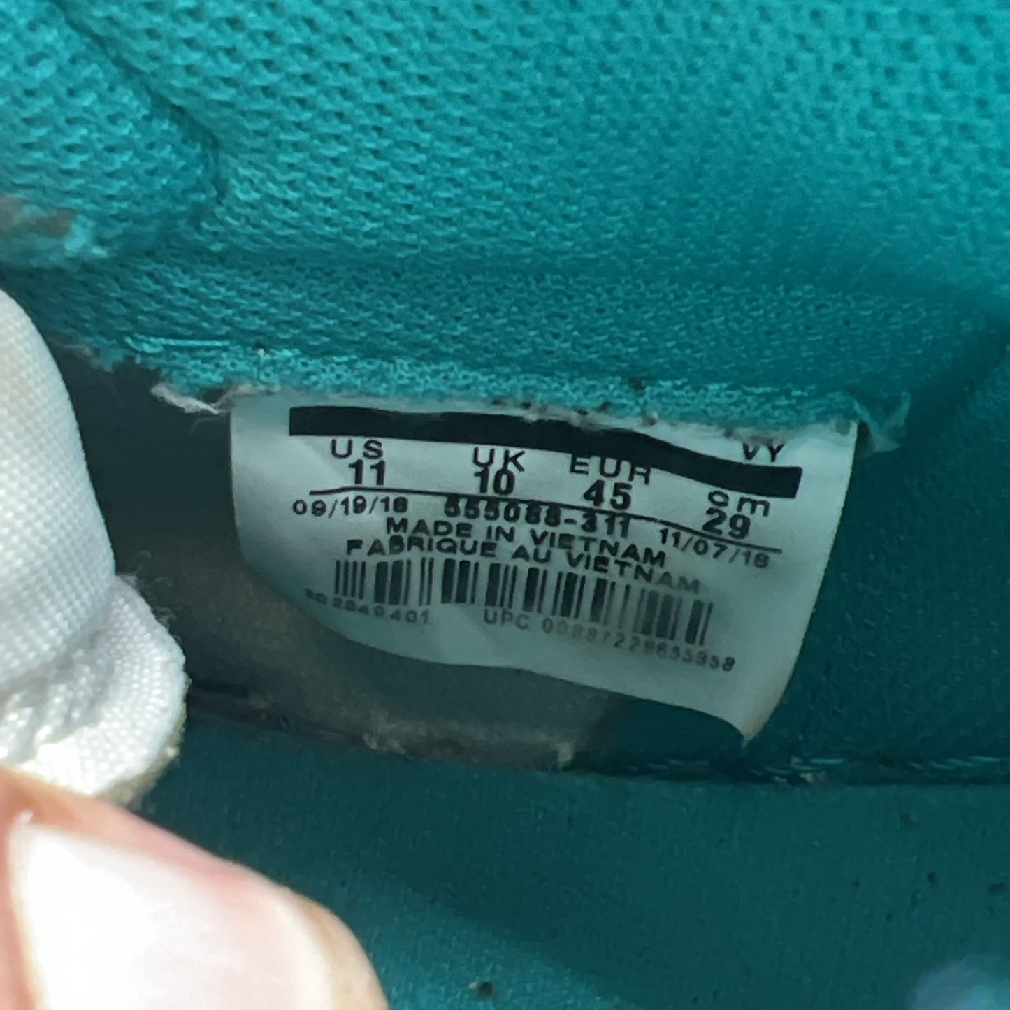 Size 11 - Air Jordan 1 Retro OG High Turbo Green (555088-311)