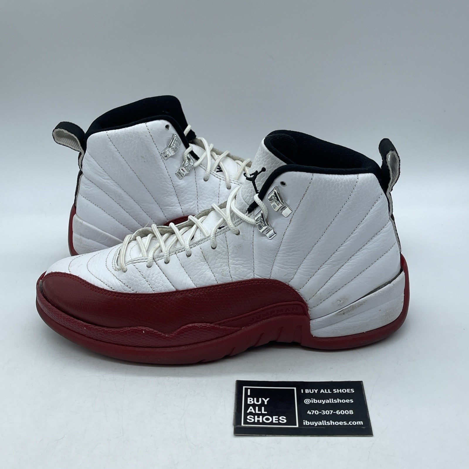 Size 8.5 - Air Jordan 12 Retro 2009 Cherry (130690-110)