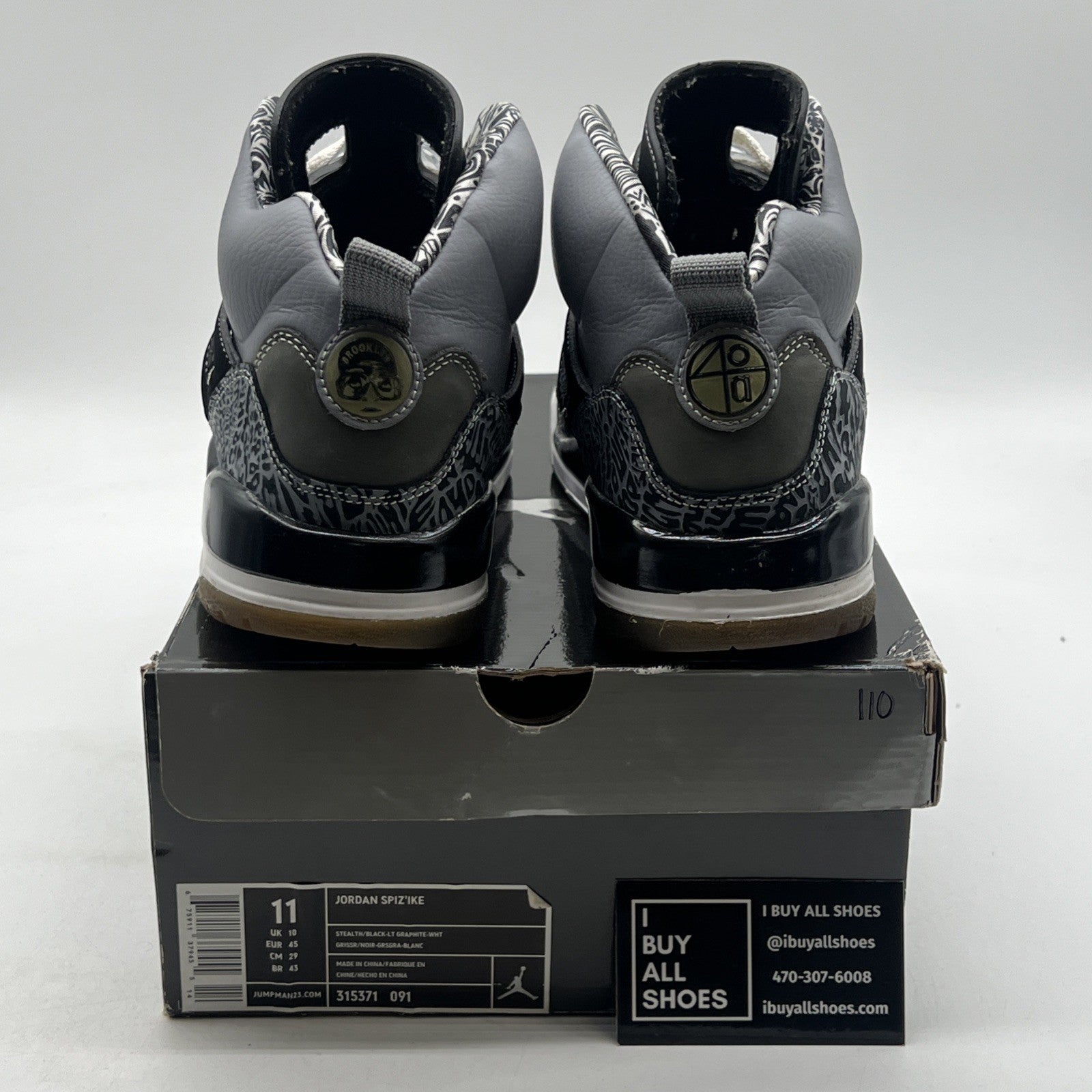 Size 11 - Jordan SpizIke Light Graphite (315371-091)