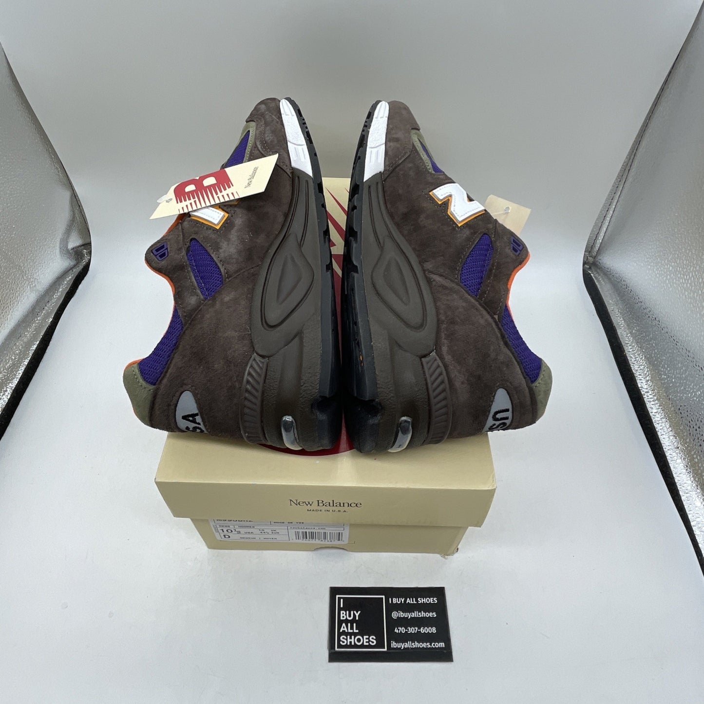 Size 10.5 - New Balance Teddy Santis x 990v2 Made in USA Brown Purple