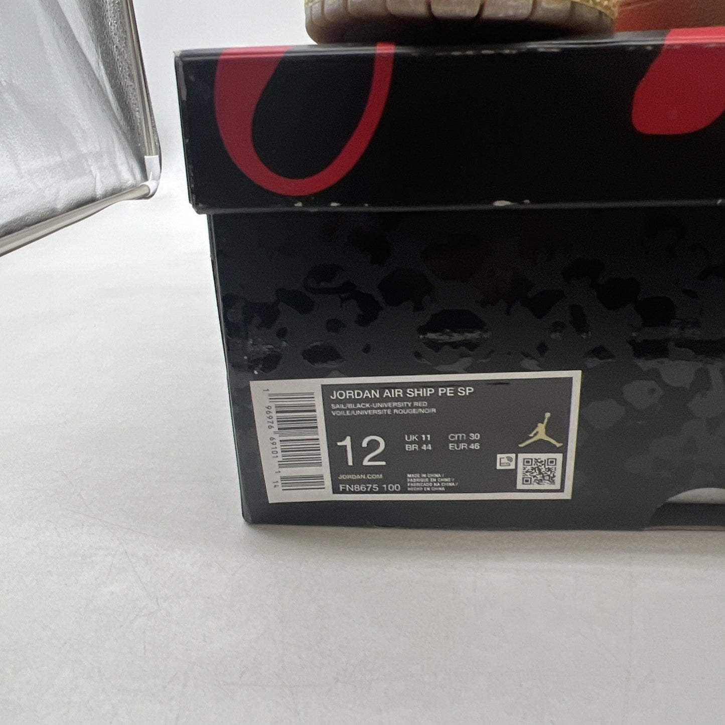 Size 12 -Awake NY x Air Jordan Jordan Air Ship PE SP University Red (FN8675-100)