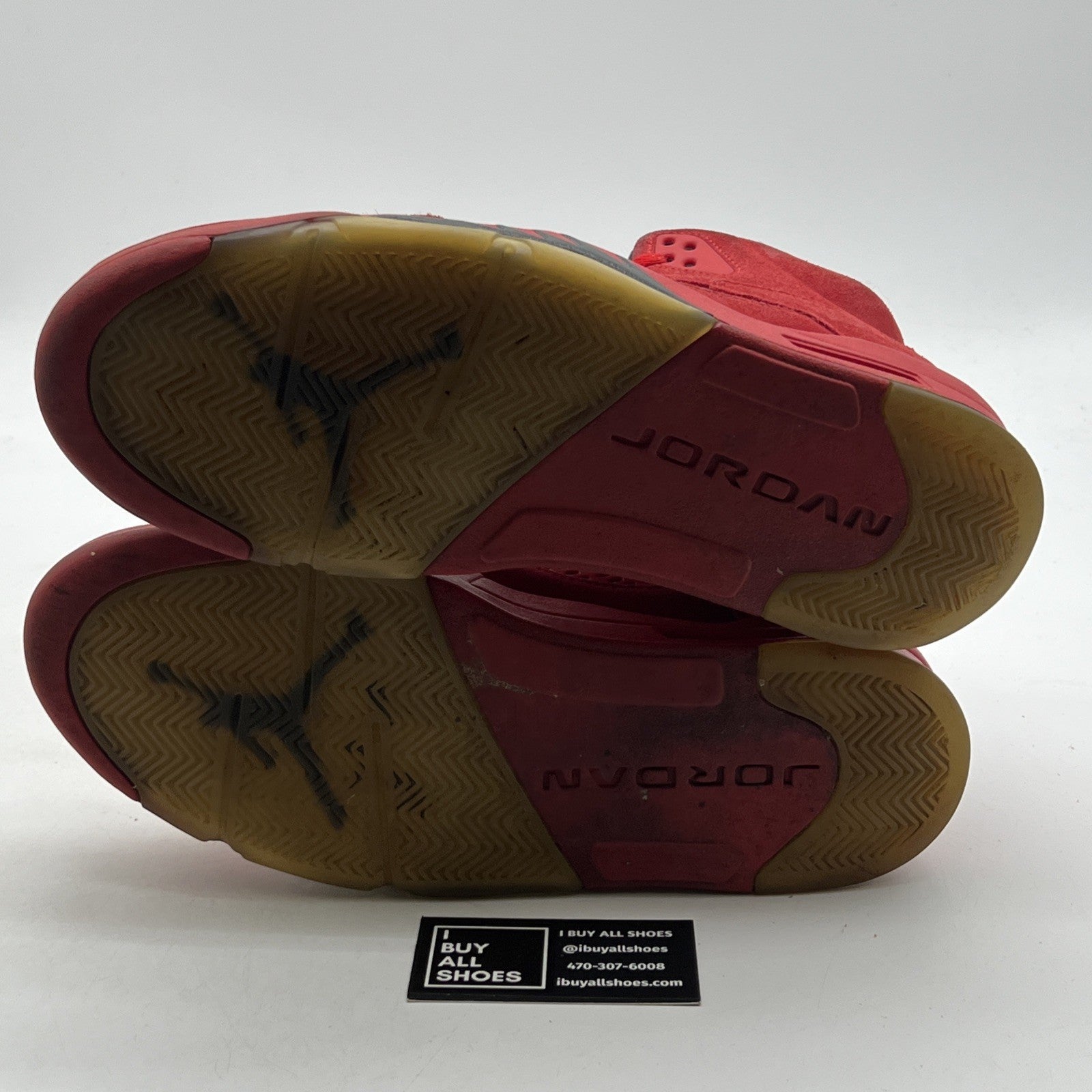 Size 11.5 - Air Jordan 5 Retro Red Suede (136027-602)