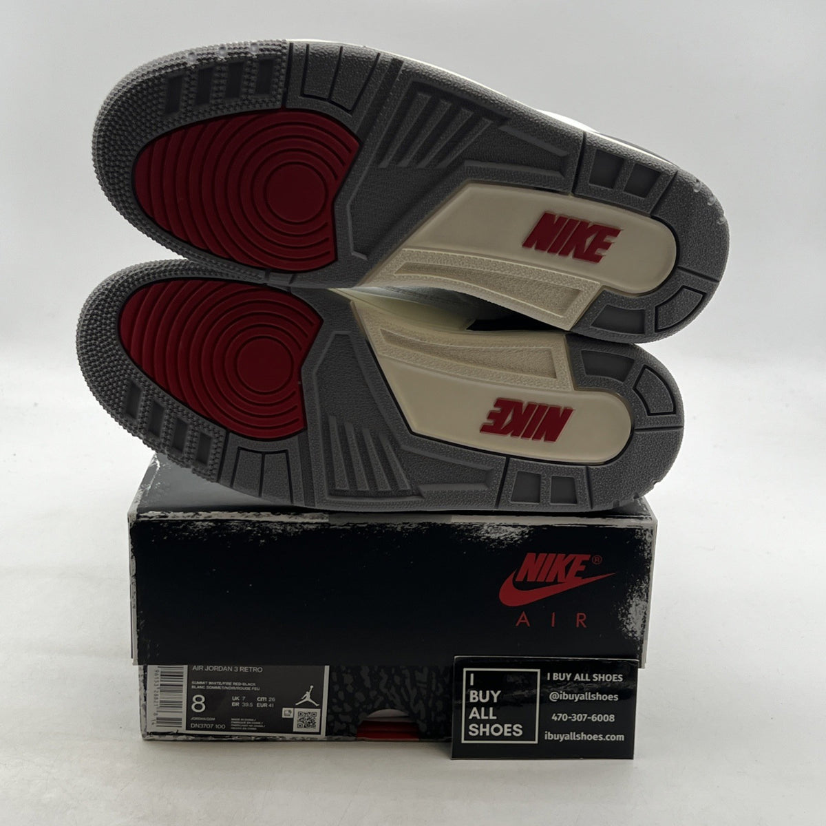 Size 8 - Air Jordan 3 Retro Mid White Cement Reimagined (DN3707-100)