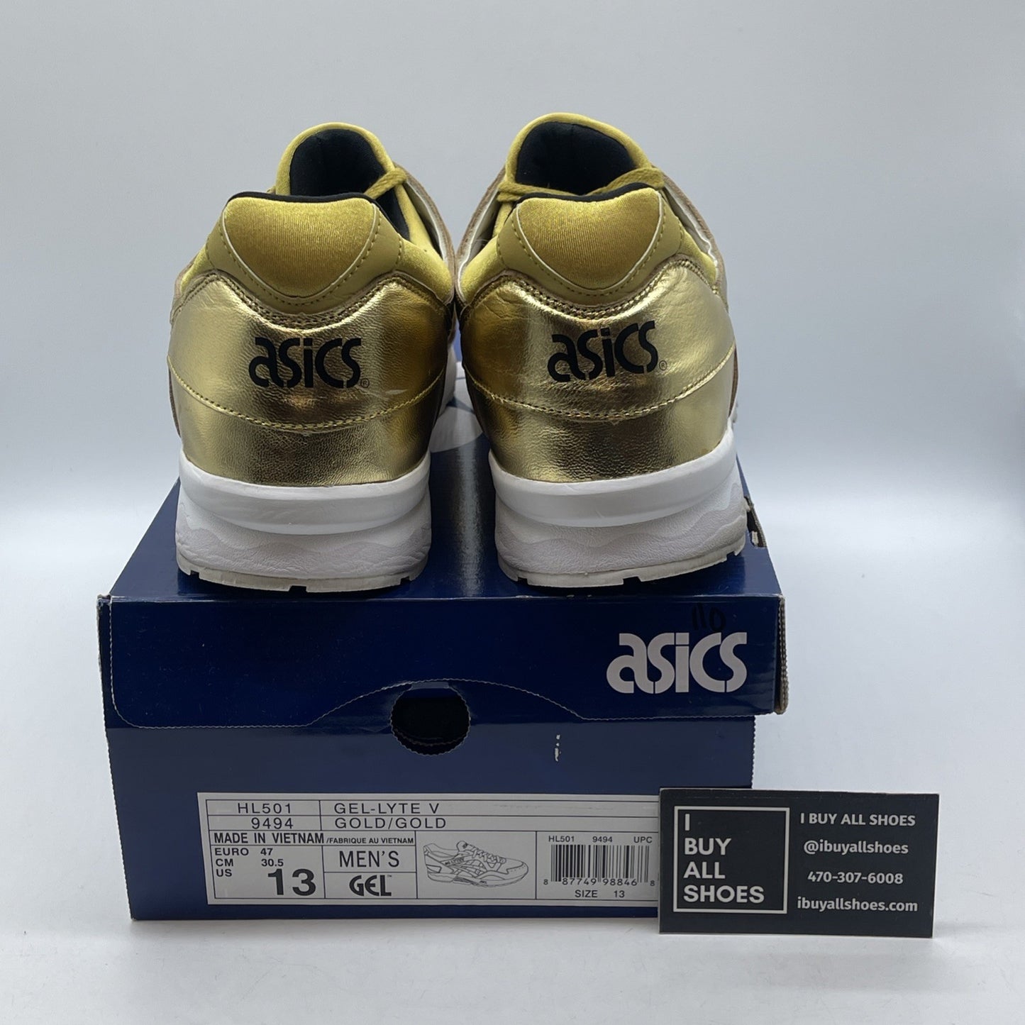Size 13 - ASICS Gel Lyte 5 Champagne Gold  Suede Leather (HL501-9494)