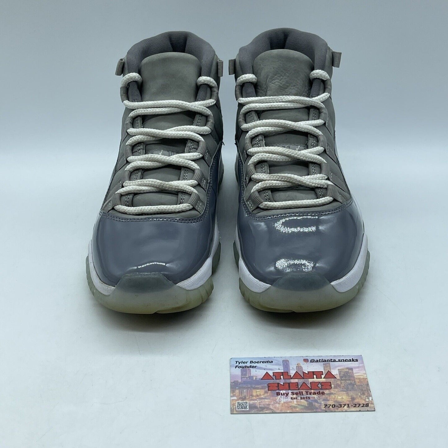 Size 8.5 - Jordan 11 Retro High Cool Grey White Suede Leather (CT8012-005)