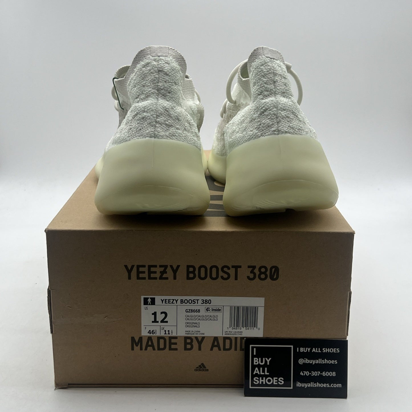 Size 12 - adidas Yeezy Boost 380 Calcite Glow (GZ8668)
