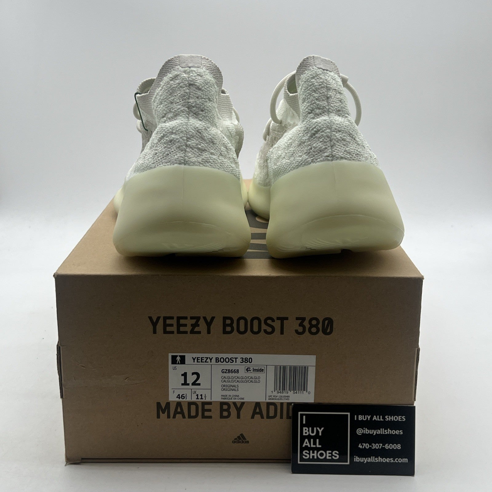 Size 12 - adidas Yeezy Boost 380 Calcite Glow (GZ8668)