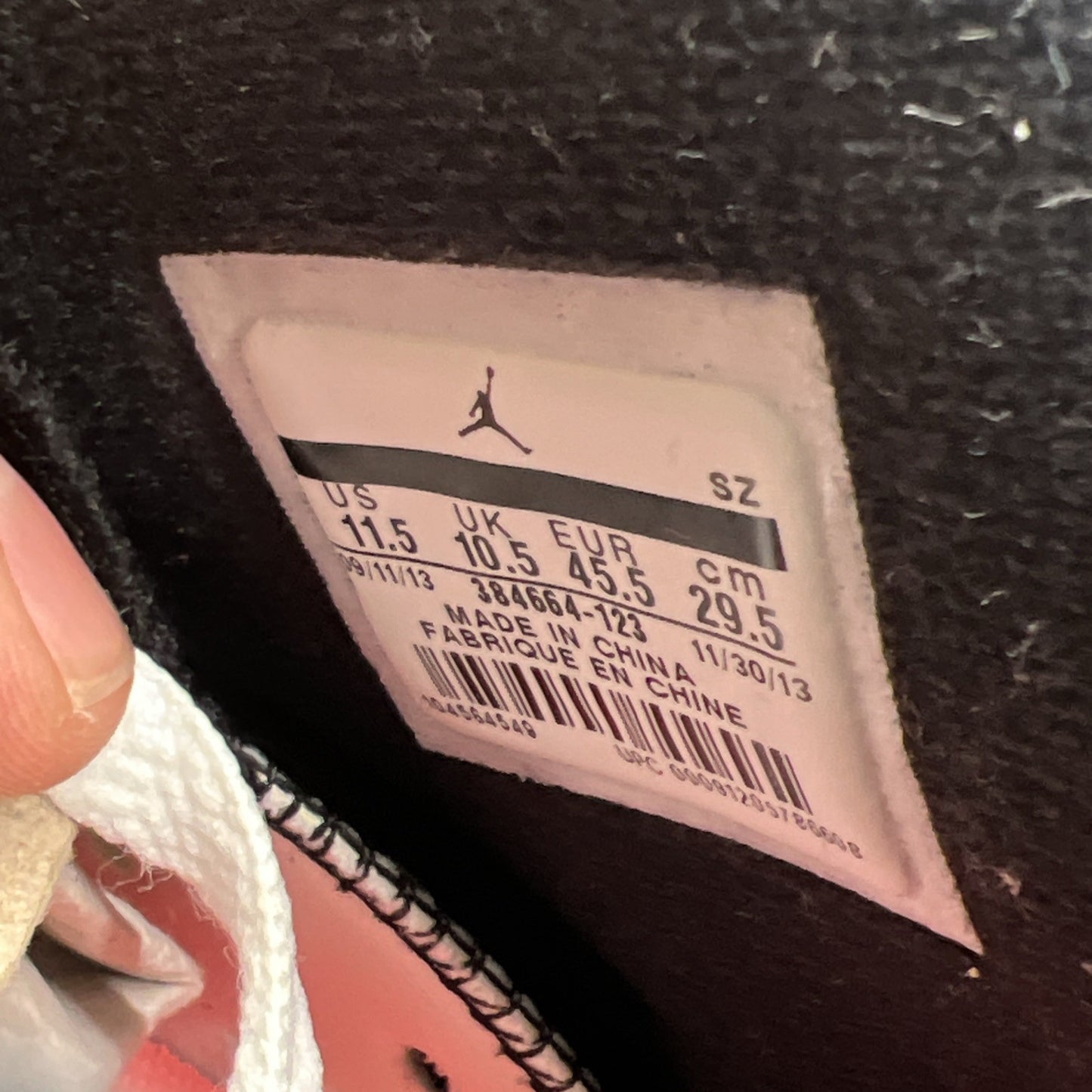 Size 11.5 - Air Jordan 6 Retro 2014 White Infrared (384664-123)