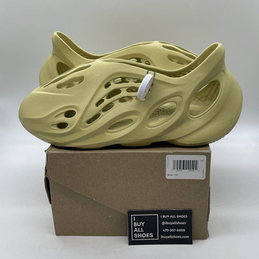 Size 12 - Adidas Yeezy Foam Runner Sulfur 2022 Yellow (GV6775)