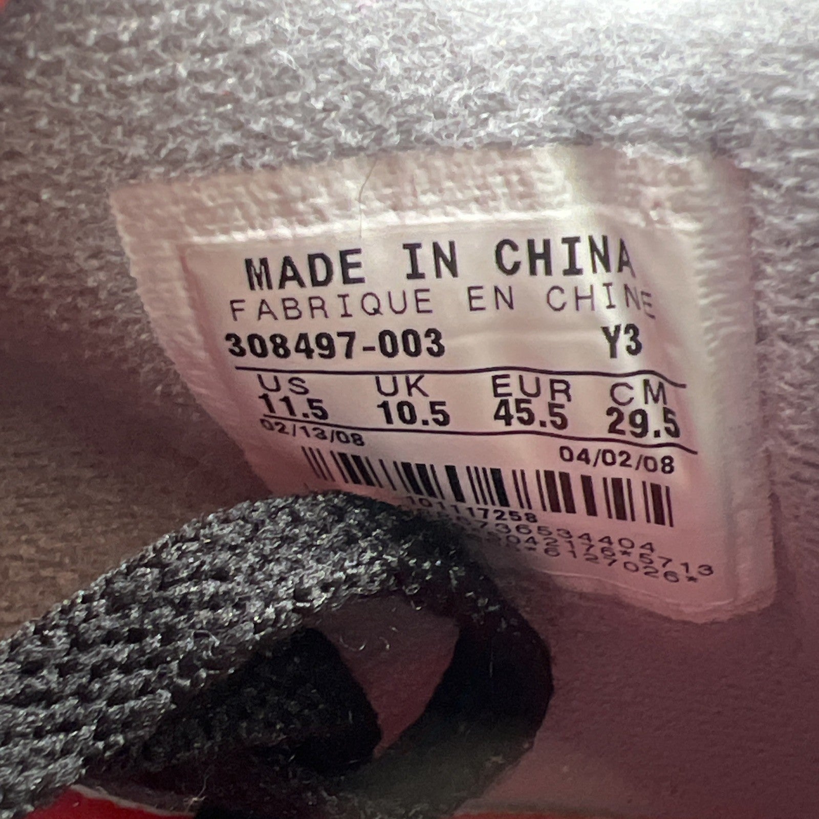 Size 11.5 - Air Jordan 4 Retro bred release 2012 (308497-003)