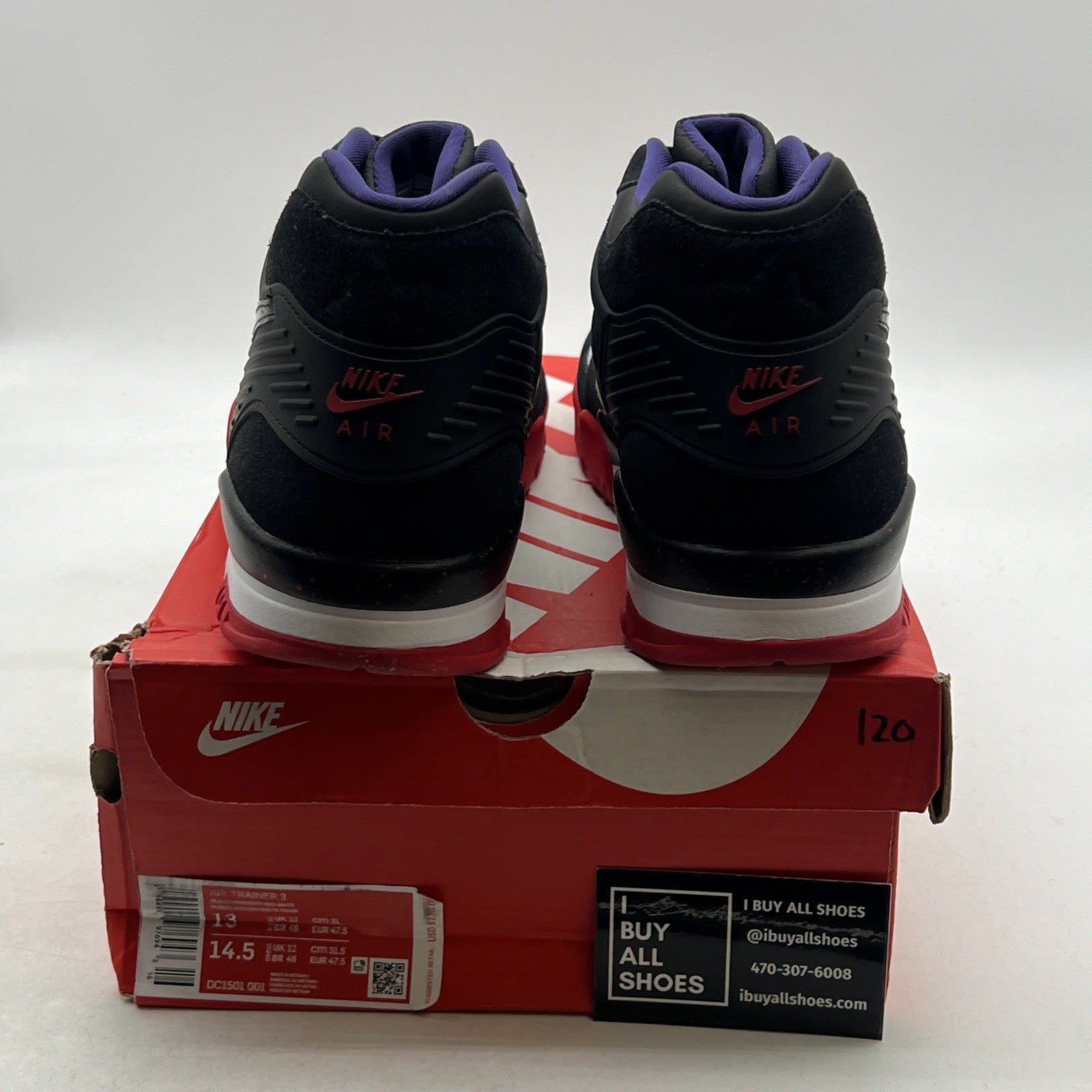 Size 13 - Nike Air Max Trainer 3 Dracula (DC1501-001)