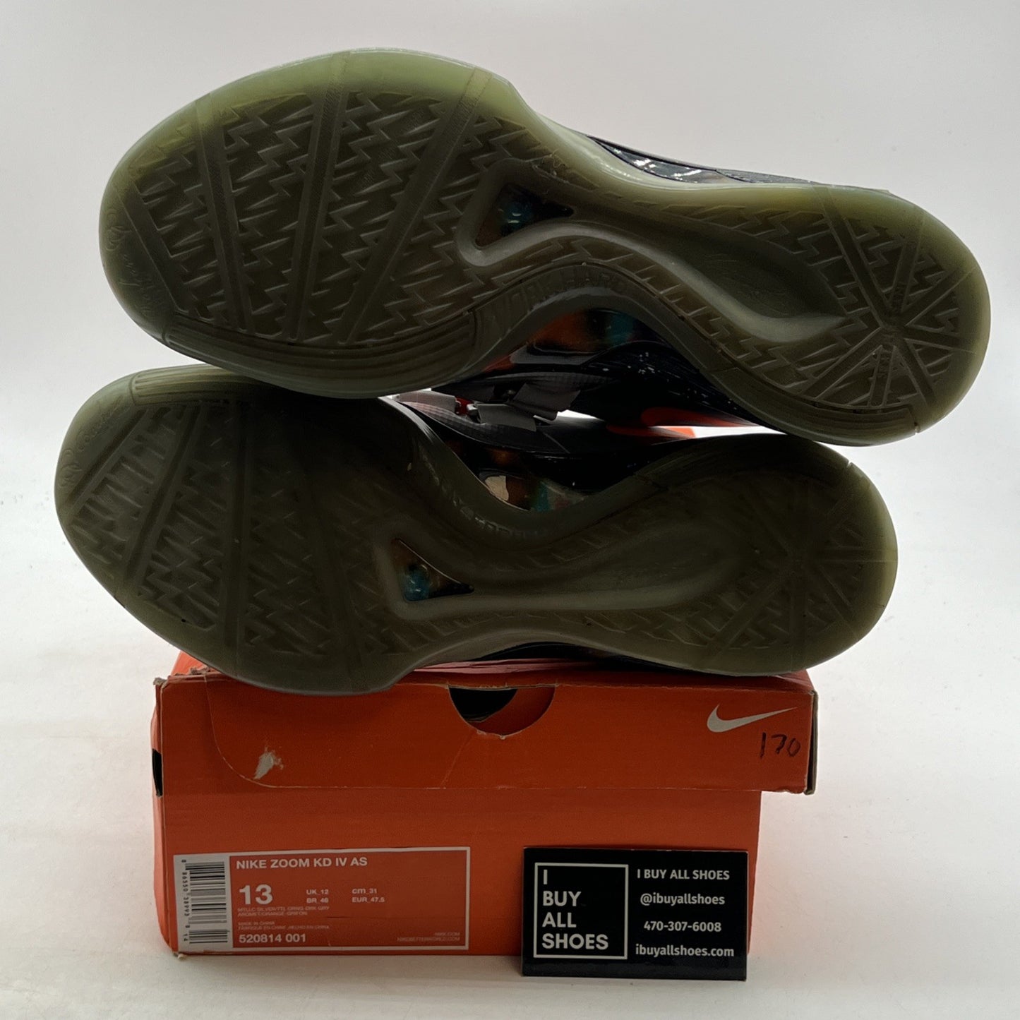 Size 13 - Nike Zoom KD 4 2012 All Star - Galaxy (520814-001)