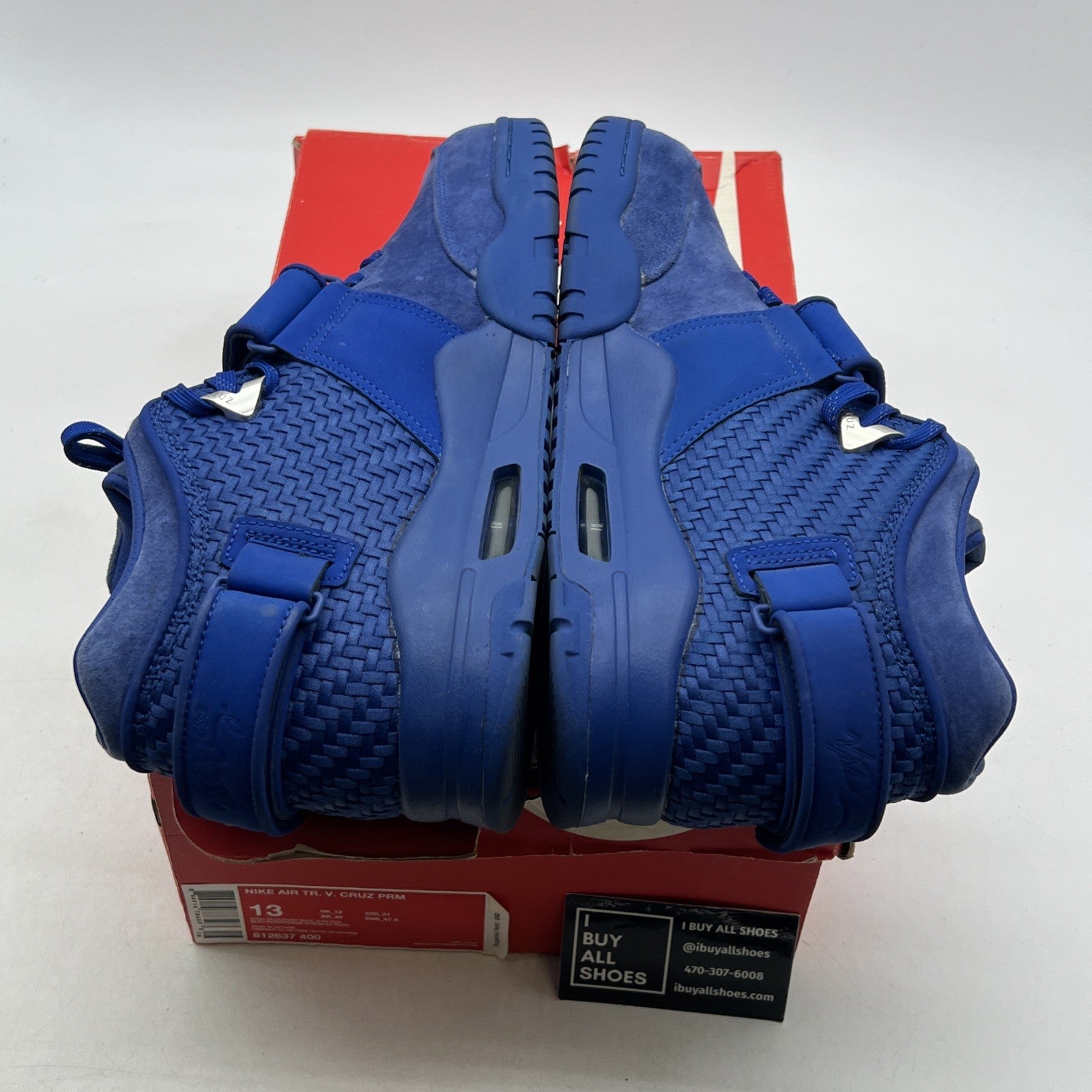 Size 13 - Nike Air Trainer V Cruz Premium Rush Blue (812637-400)