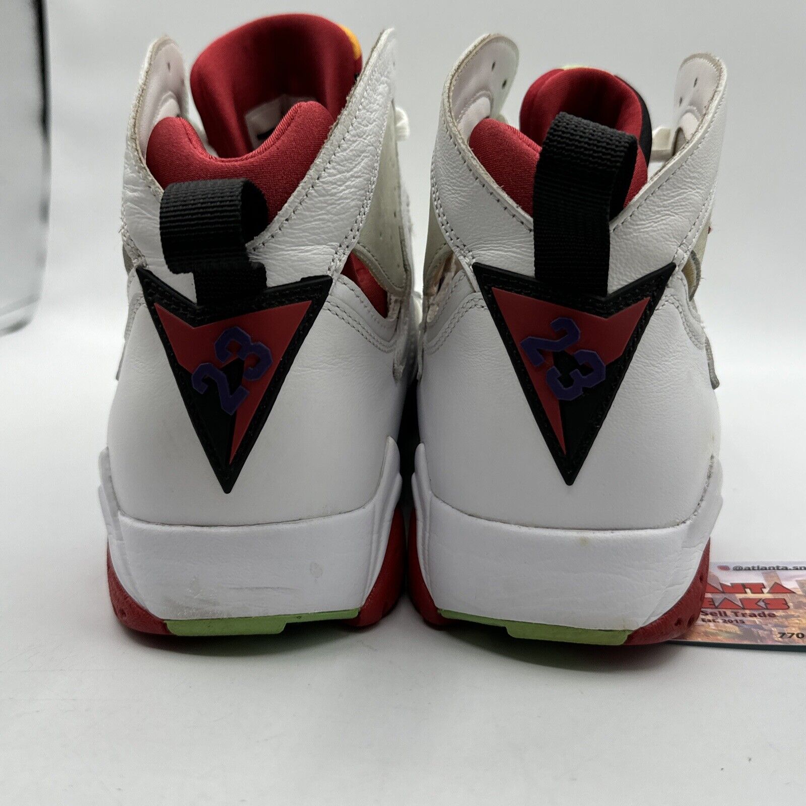 Size 12 - Jordan 7 Retro Hare 2015 White Grey Suede Red Bugs Bunny Classics