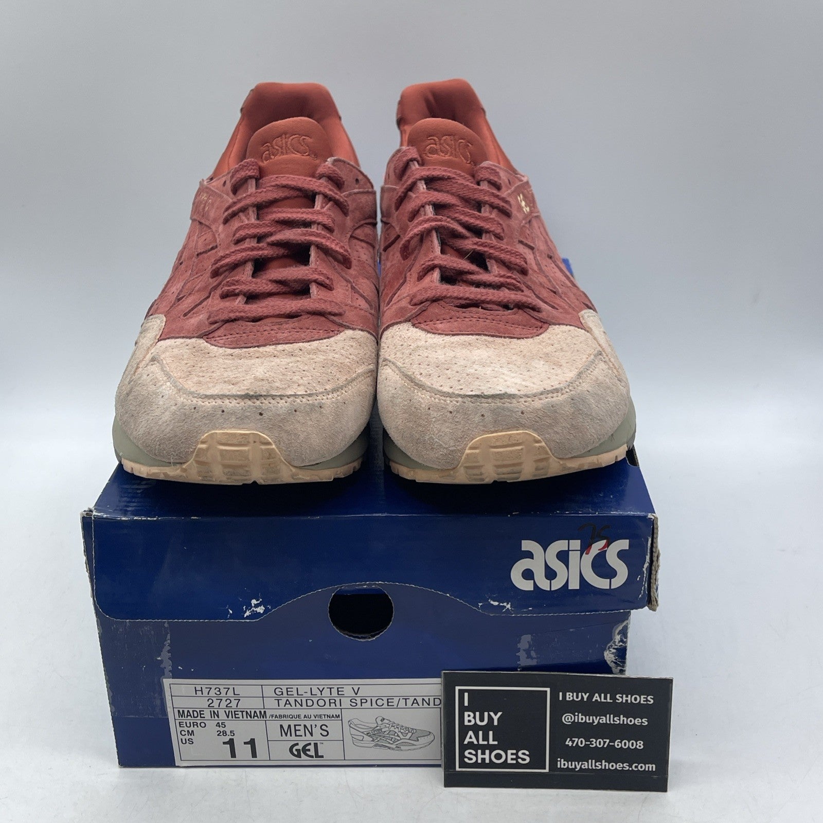 Size 11 - Gel-Lyte V Suede Toe Gel Light 5 Pink (H737L)