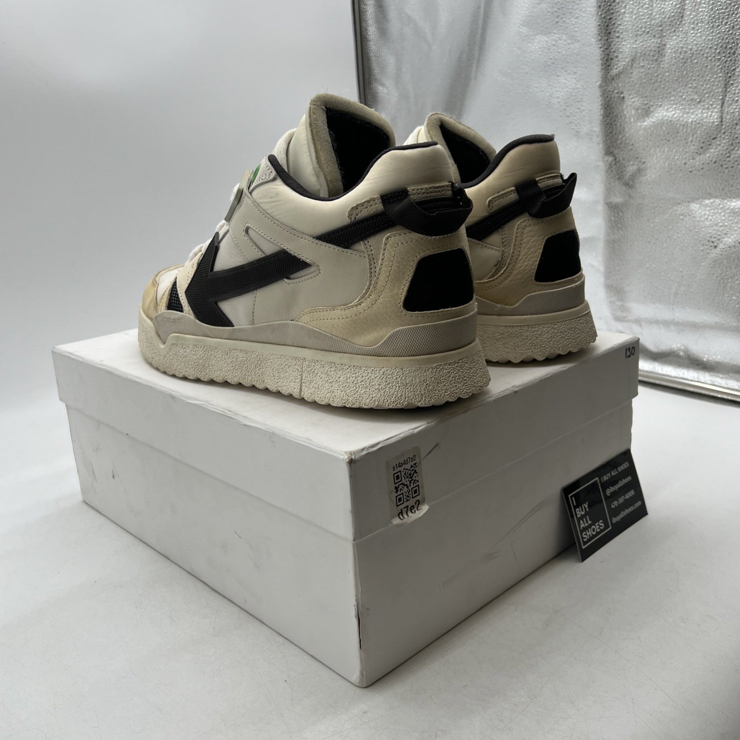 Size 45 - Off-White Mid Sponge Green White Shoes Sneakers Virgil