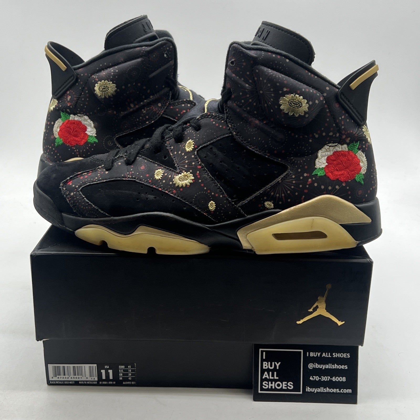 Size 11 - Air Jordan 6 Retro Chinese New Year (AA2492-021)