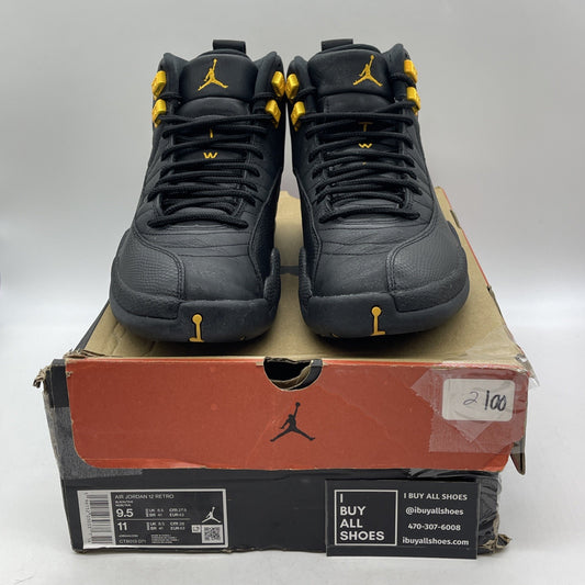 Size 9.5 - Air Jordan 12 Retro Mid Black Taxi (CT8013-071)