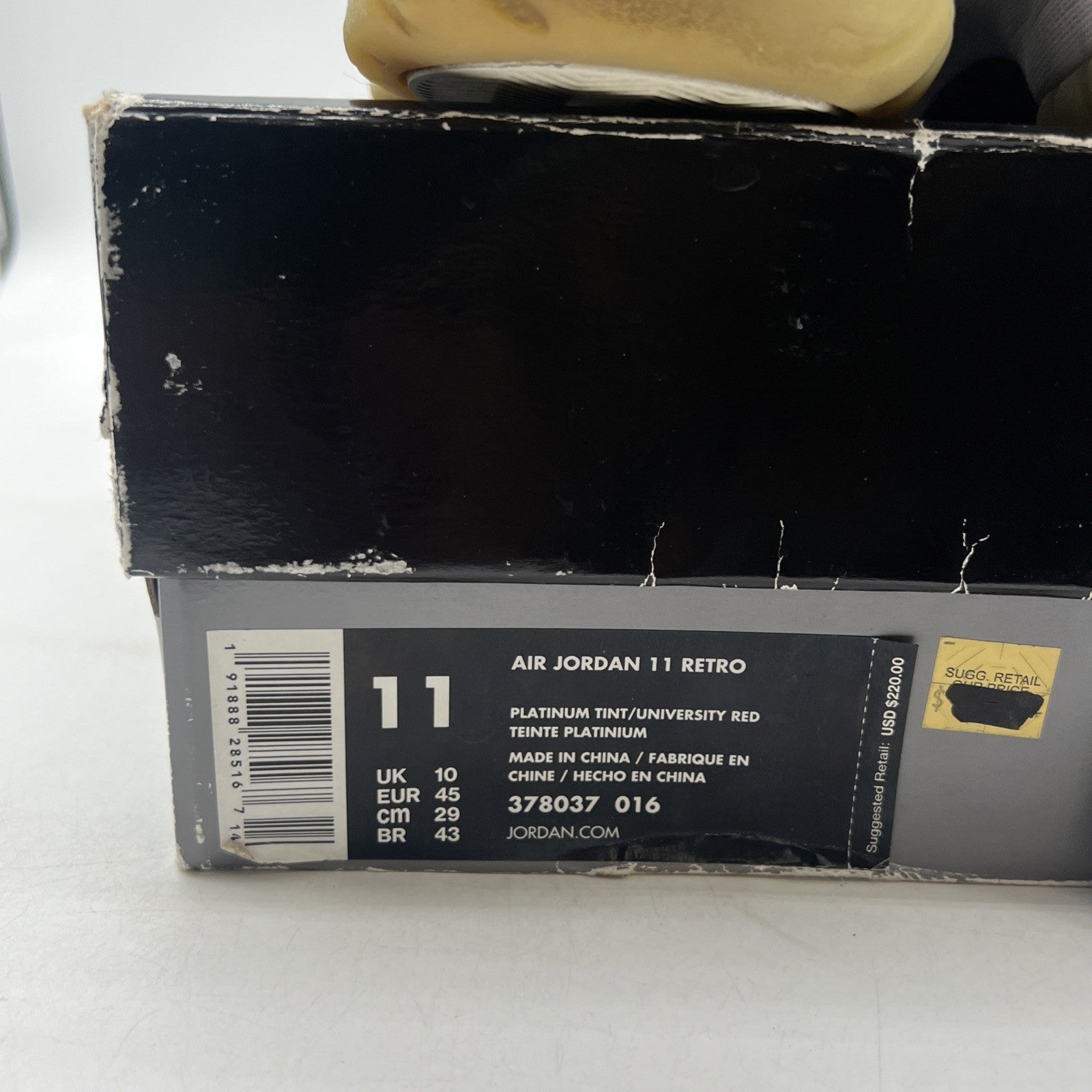 Size 11 - Air Jordan 11 Retro Platinum Tint (378037-016)