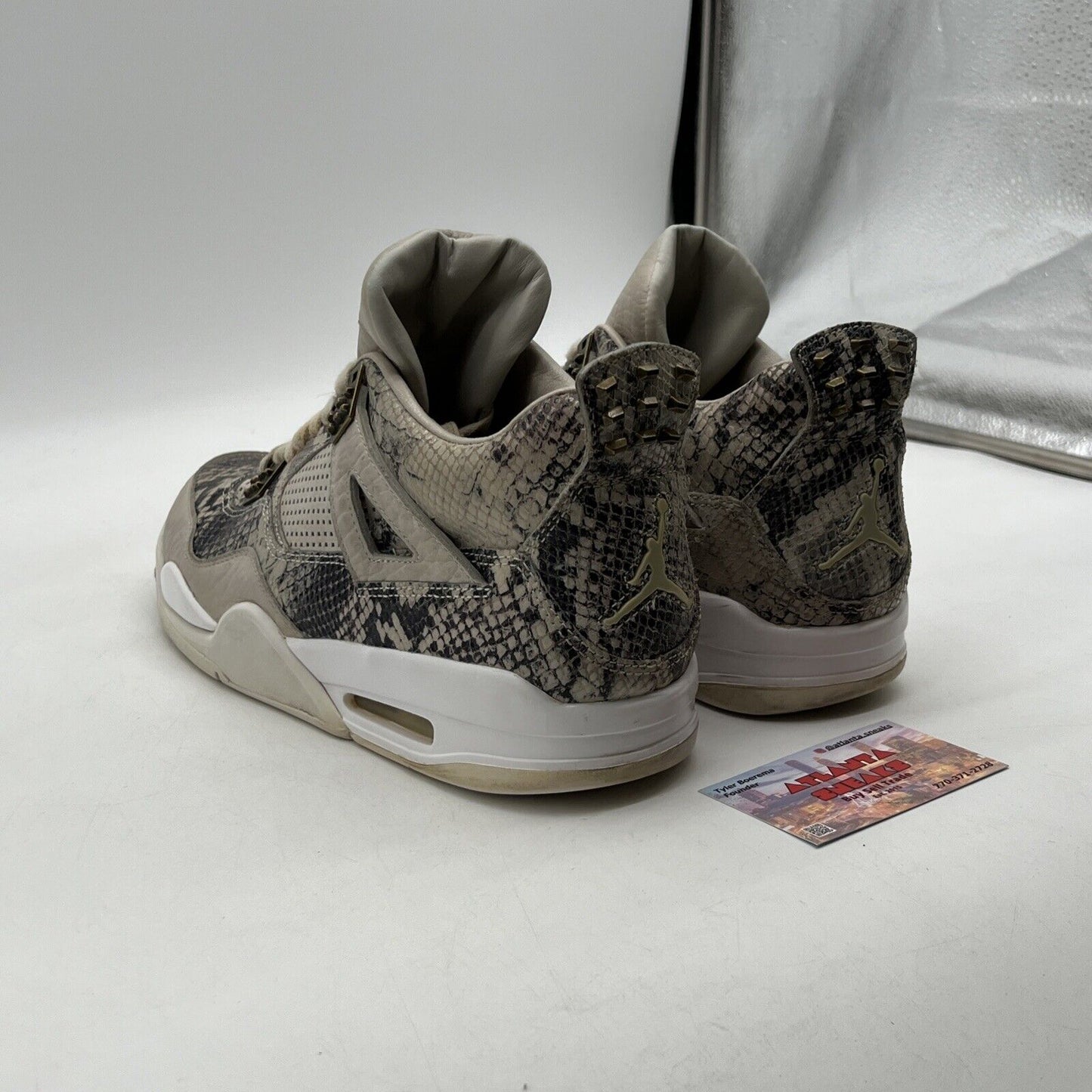 Size 11.5 - Air Jordan 4 Retro Premium Snakeskin (819139-030)