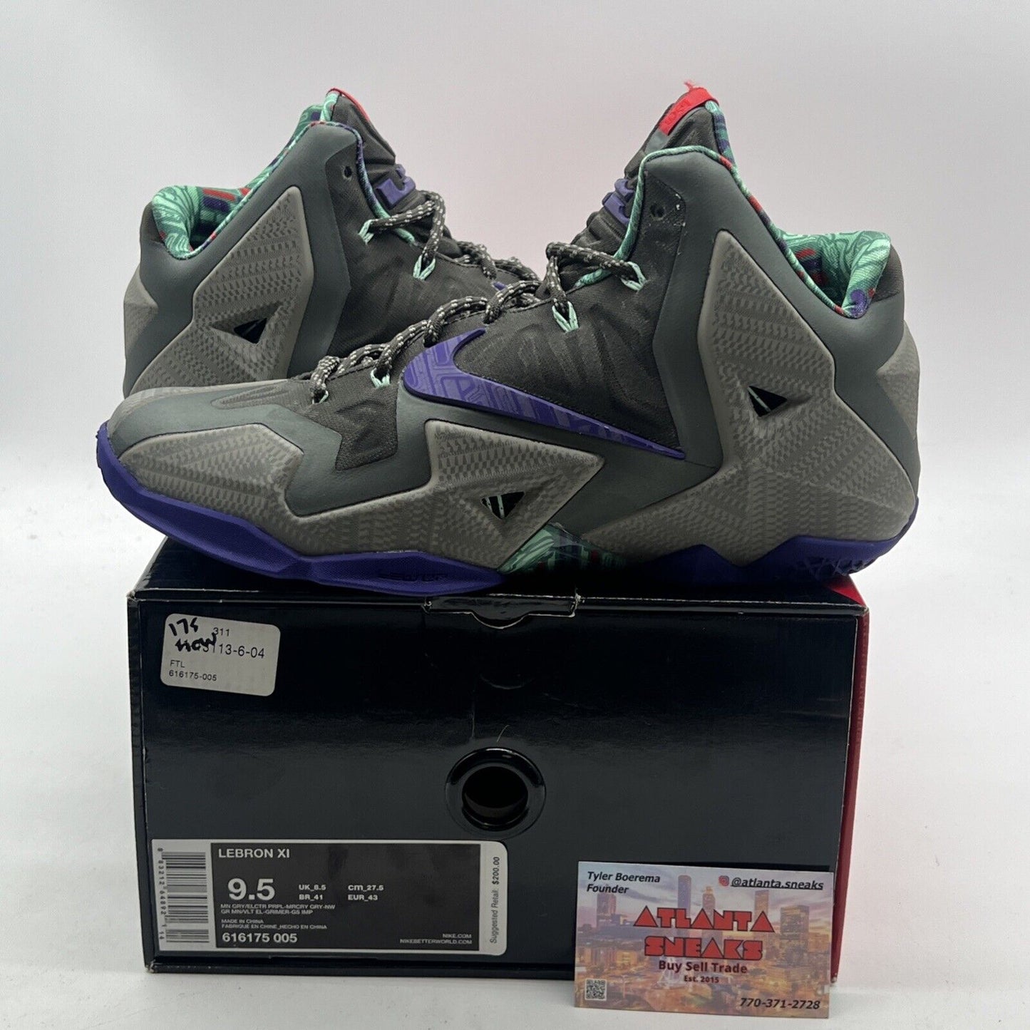 Size 9.5 - Nike LeBron 11 Terracotta Warrior (616175-005)