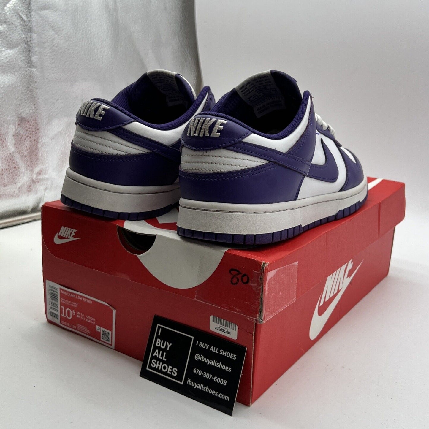 Size 10.5 - Nike Dunk Low Retro Court Purple 2022 (DD1391-104)