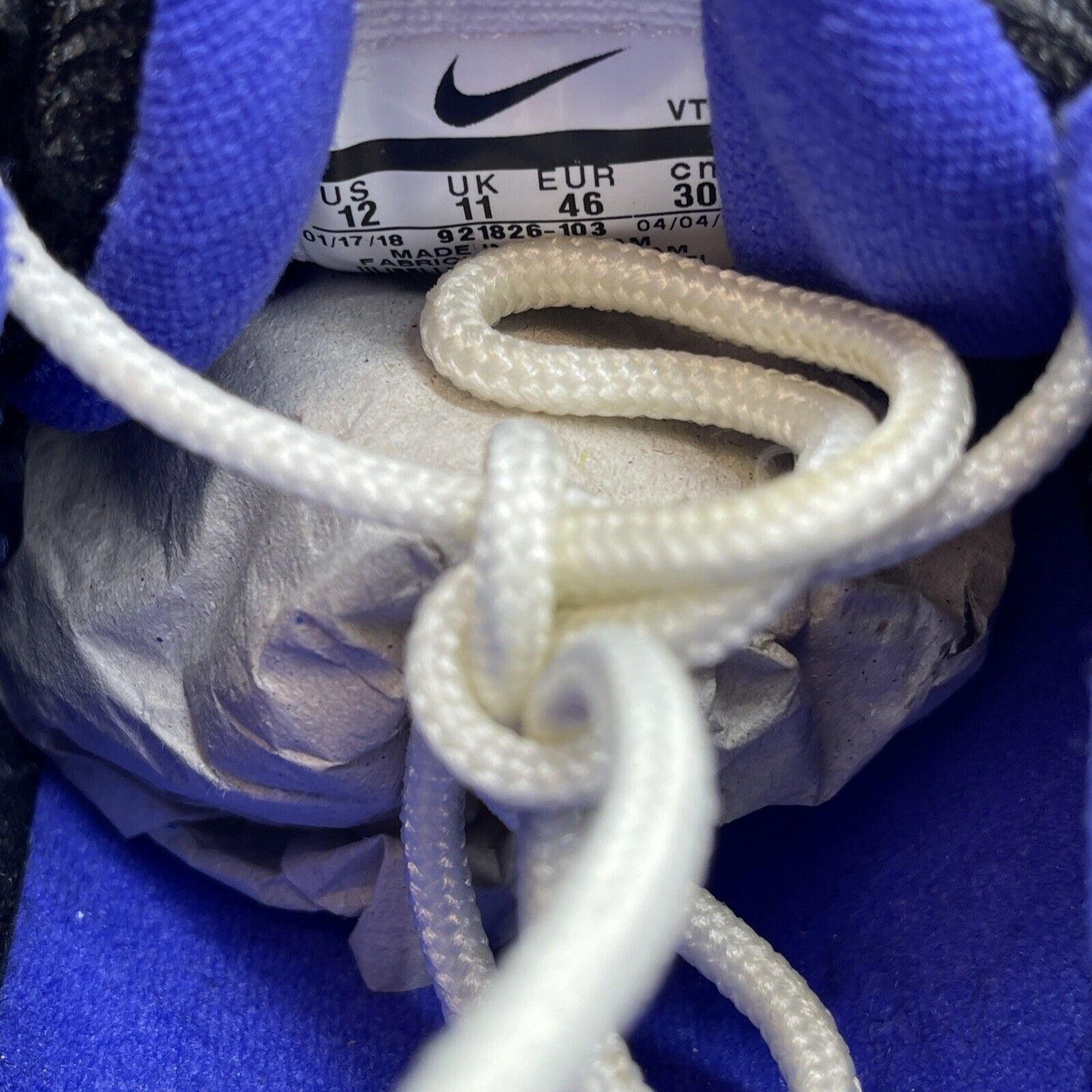 Size 12 - Nike Air Max 97 Persian Violet Black White Purple Suede (921826-103)