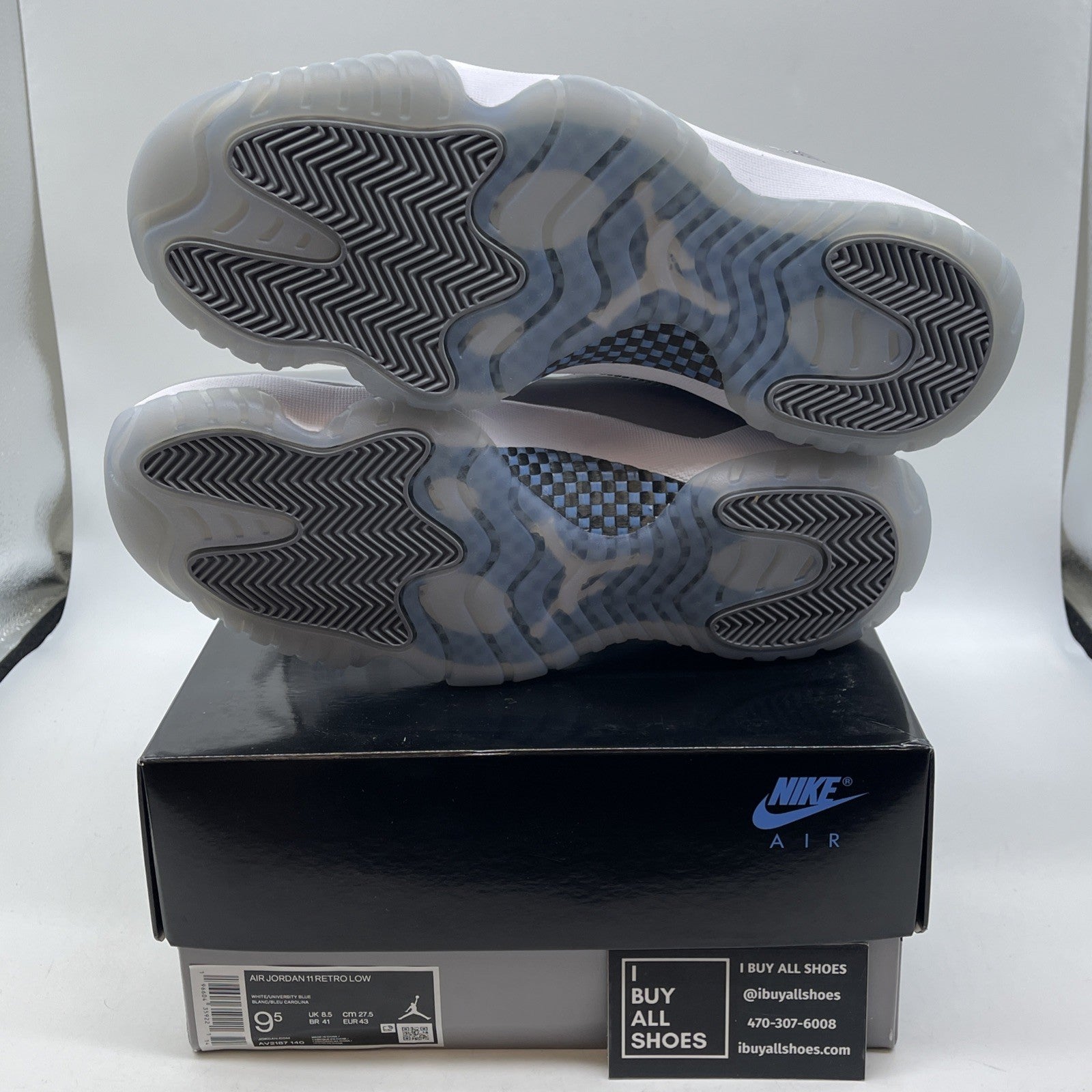 Size 9.5 - Air Jordan 11 Retro Low Cement Grey White Leather (AV2187-140)