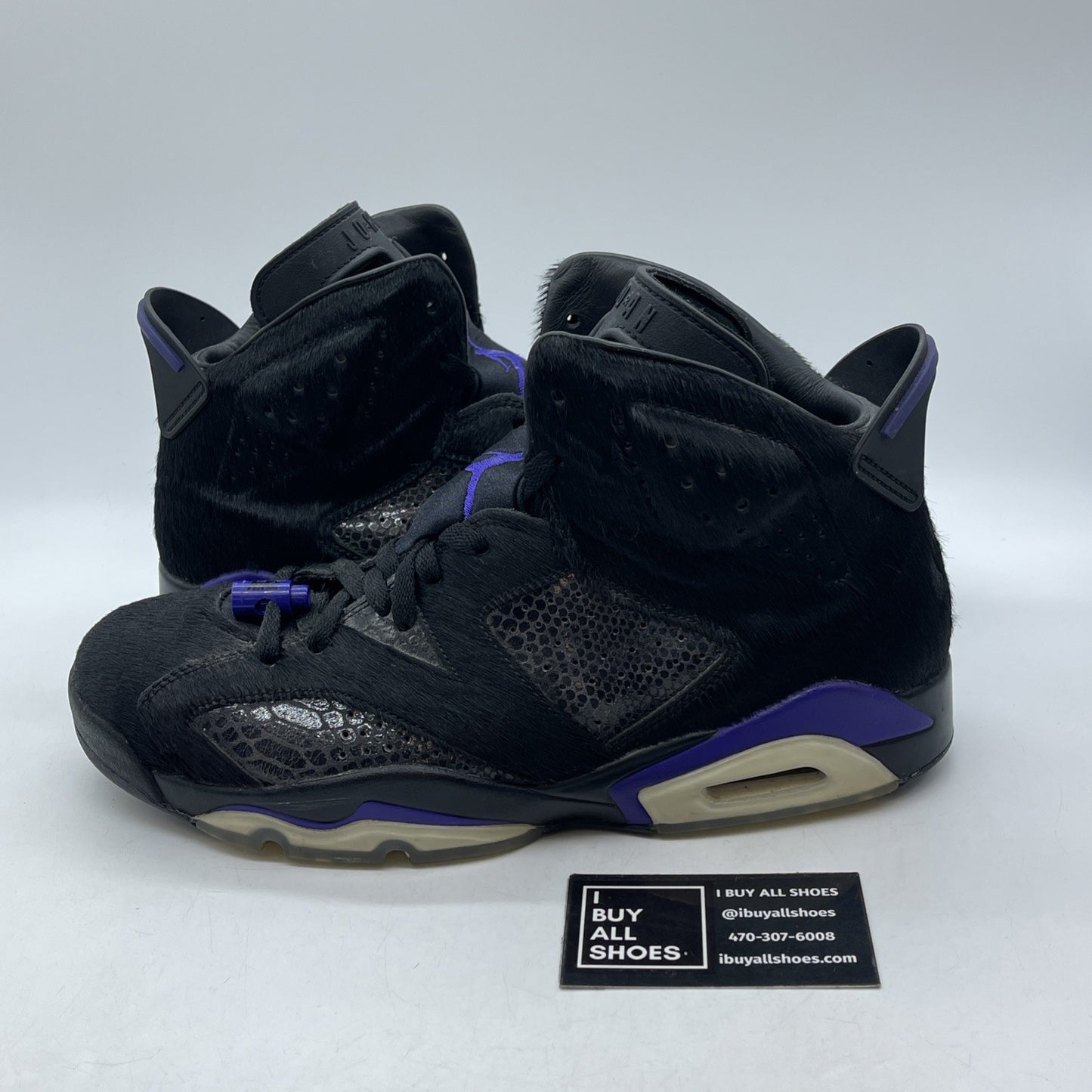 Size 10.5 - Social Status x Air Jordan 6 Retro Pony Hair Suede (AR2257-005)