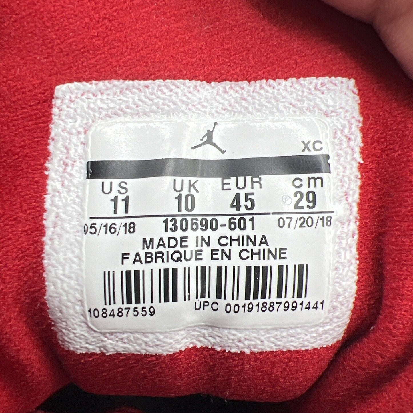 Size 11 - Air Jordan 12 Retro Gym Red Suede (130690-601)