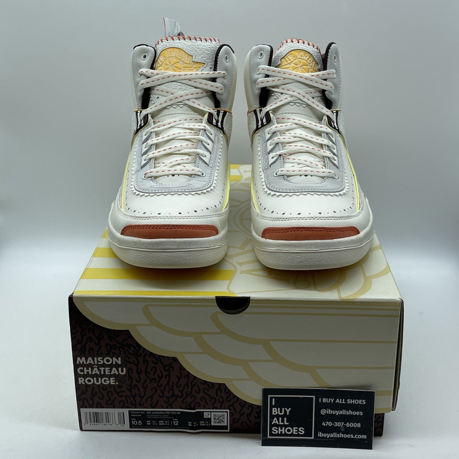 Size 10.5 - Maison Château Rouge x Air Jordan 2 United Youth International