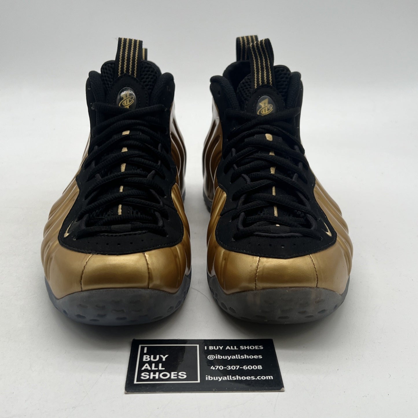 Size 9.5 - Nike Air Foamposite One Metallic Gold (314996-700)