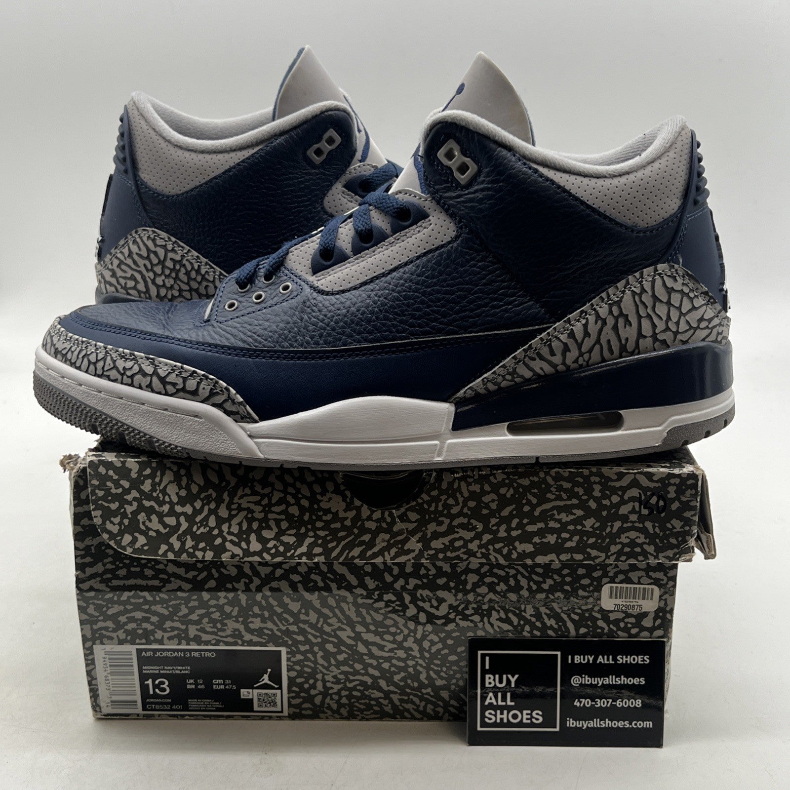 Size 13 - Air Jordan 3 Retro Blue (CT8532-401)