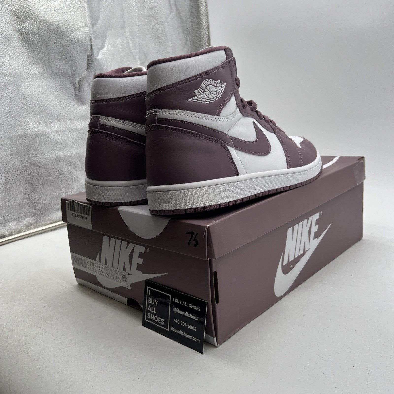 Size 11 - Air Jordan 1 Retro OG High Mauve (DZ5485-105)