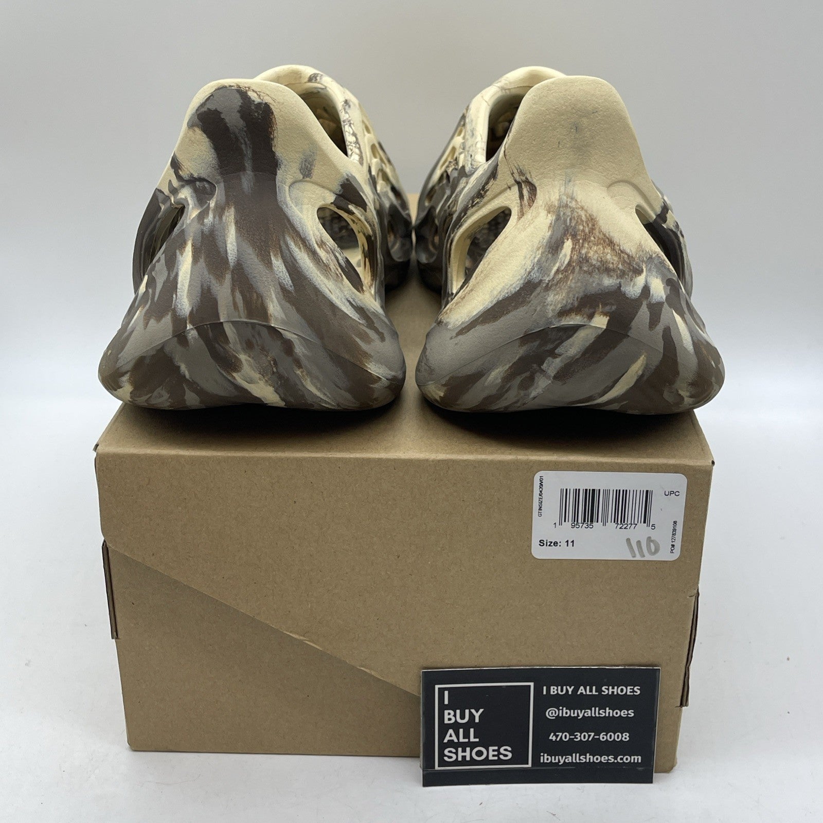 Size 11 - adidas Yeezy Foam RNNR MX Cream Clay Rubber (GX8774)