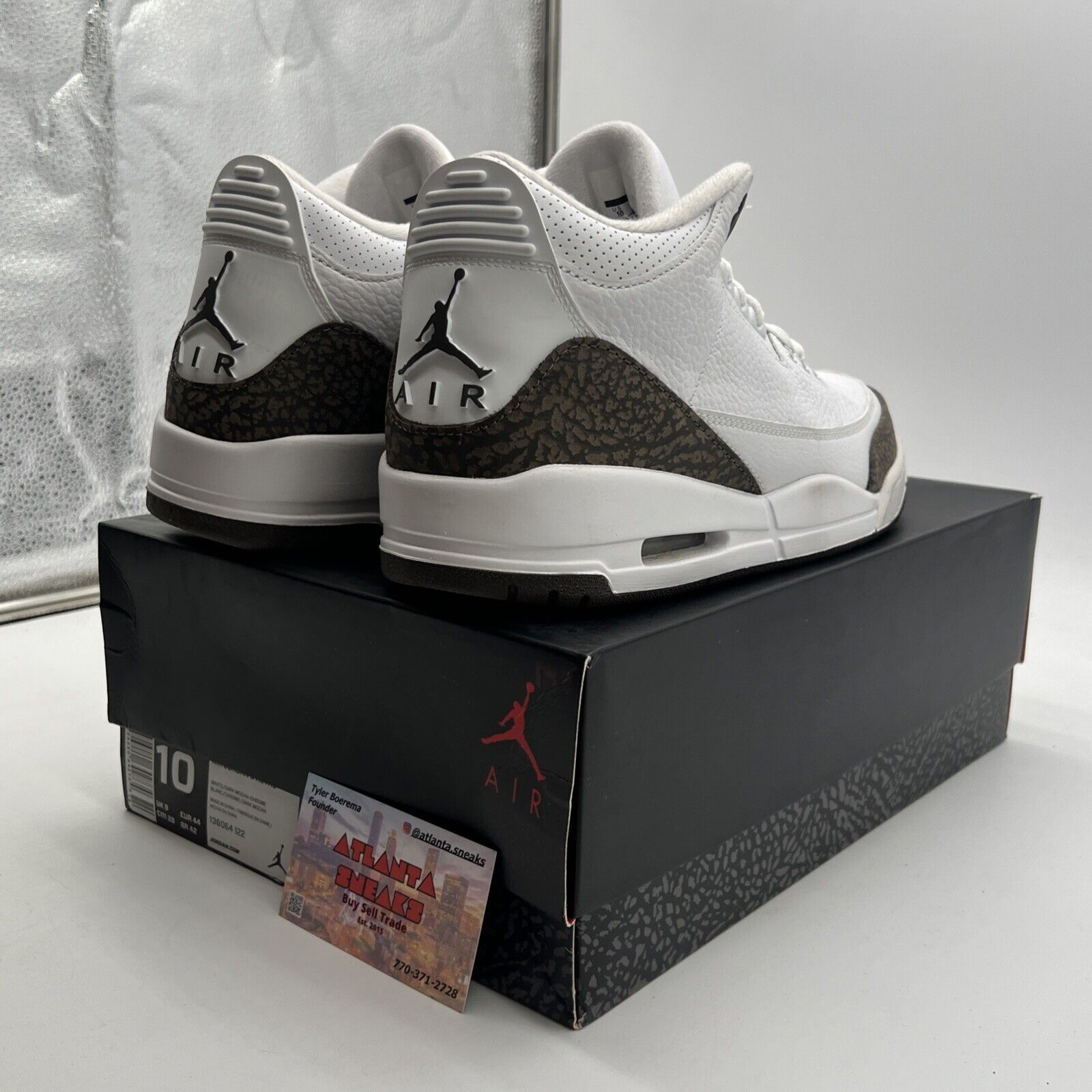 Size 10 - Air Jordan 3 Retro 2018 Mocha (136064-122)