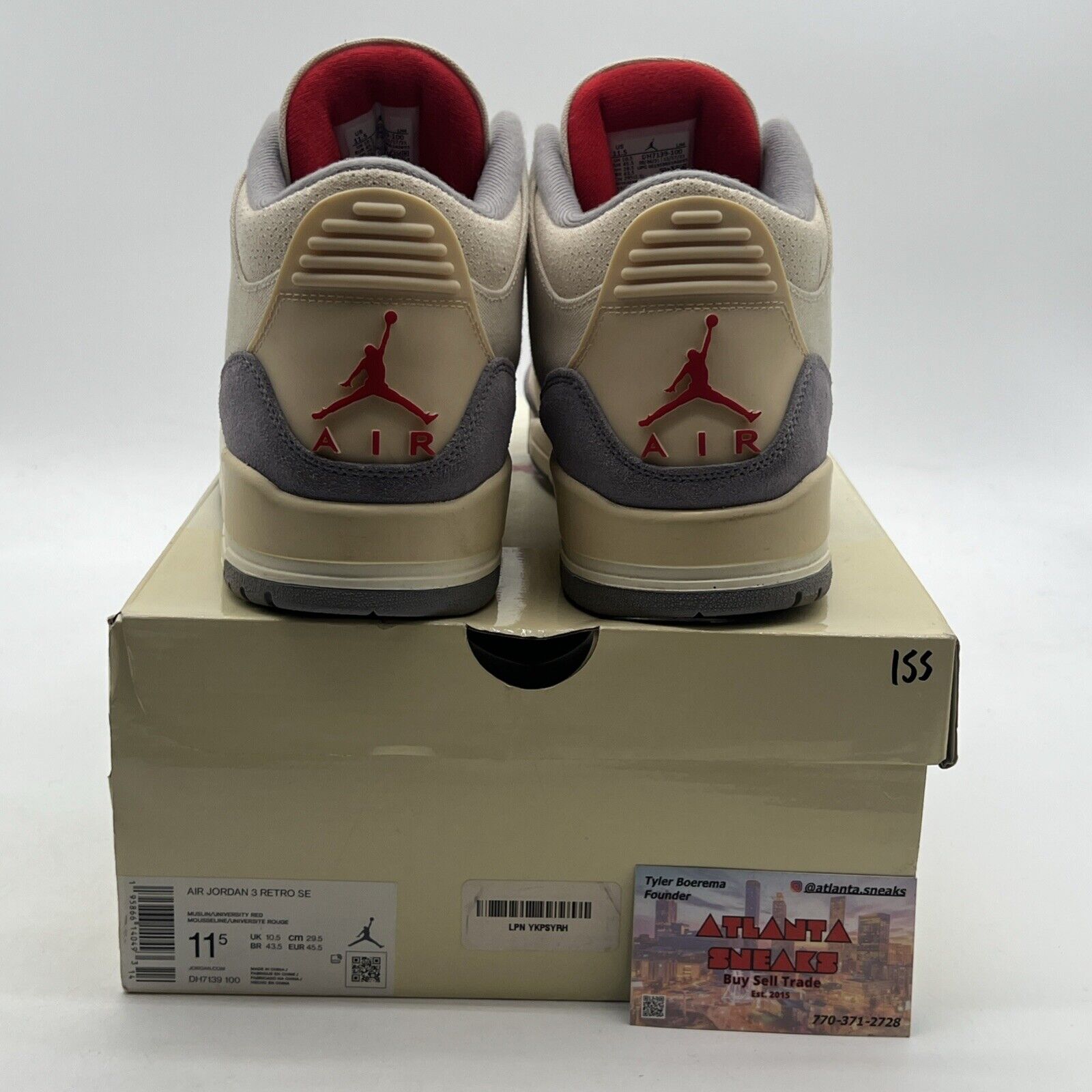 Size 11.5 - Air Jordan 3 Muslin (DH7139-100)