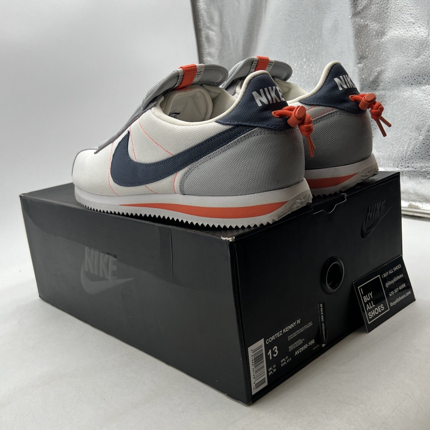 Size 13 - Nike Kendrick Lamar x Cortez Basic Slip House Shoes (AV2950-100)