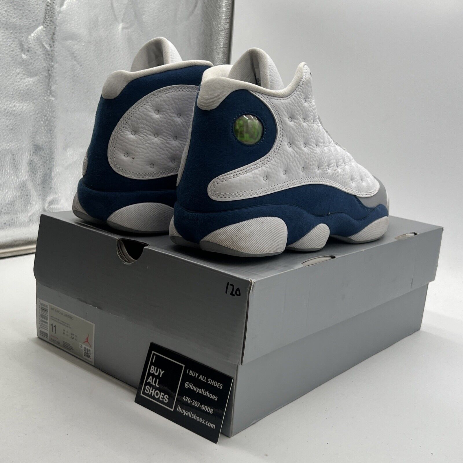 Size 11 - Air Jordan 13 Retro Mid French Blue (414571-164)