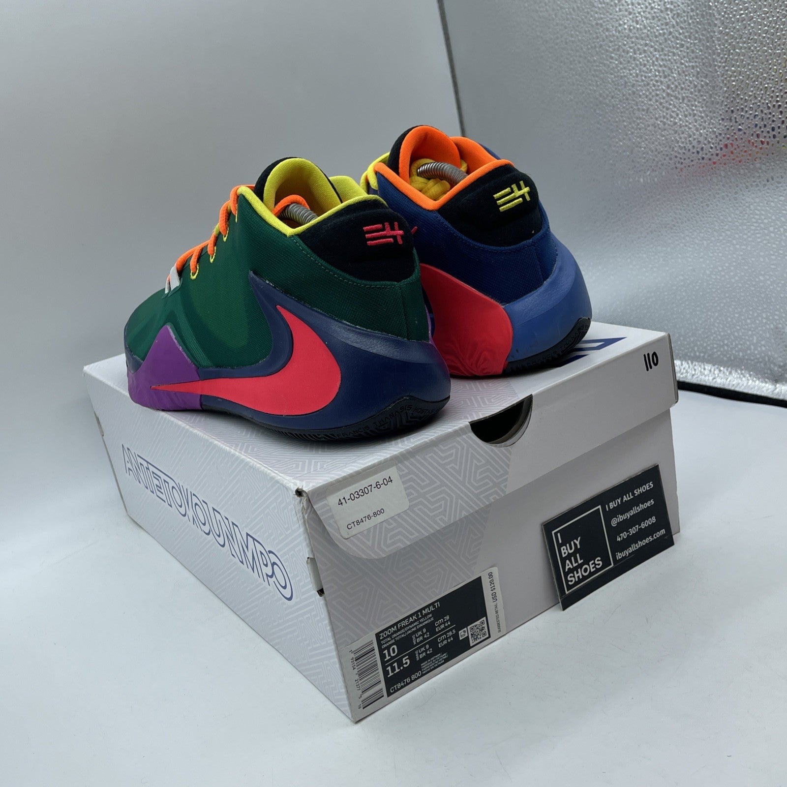 Size 10 - Nike Zoom Freak 1 Roots Multi Color Leather (CT8476-800)