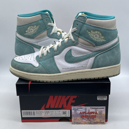 Size 11.5 - Jordan 1 Retro OG High Hyper Royal Blue Grey Suede (555088-402)