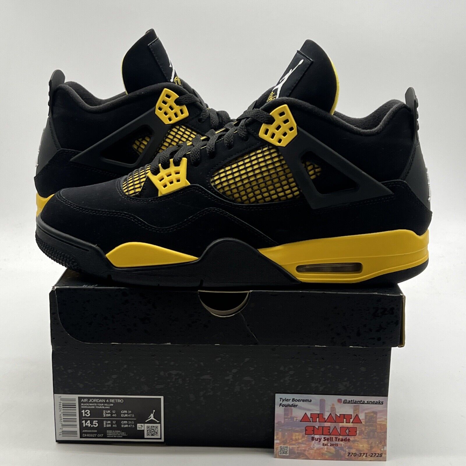 Size 13 - Air Jordan 4 Retro Mid Thunder (DH6927-017)