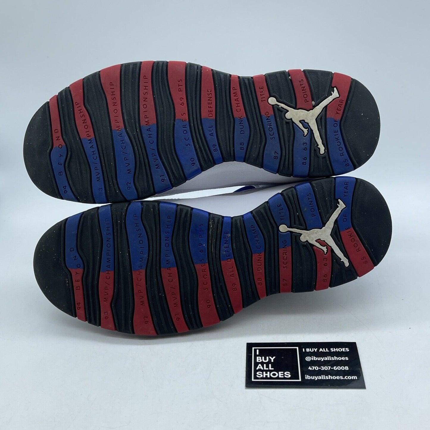 Size 11 - Air Jordan 10 Westbrook Class of 2006 Blue Red White (310805-160)