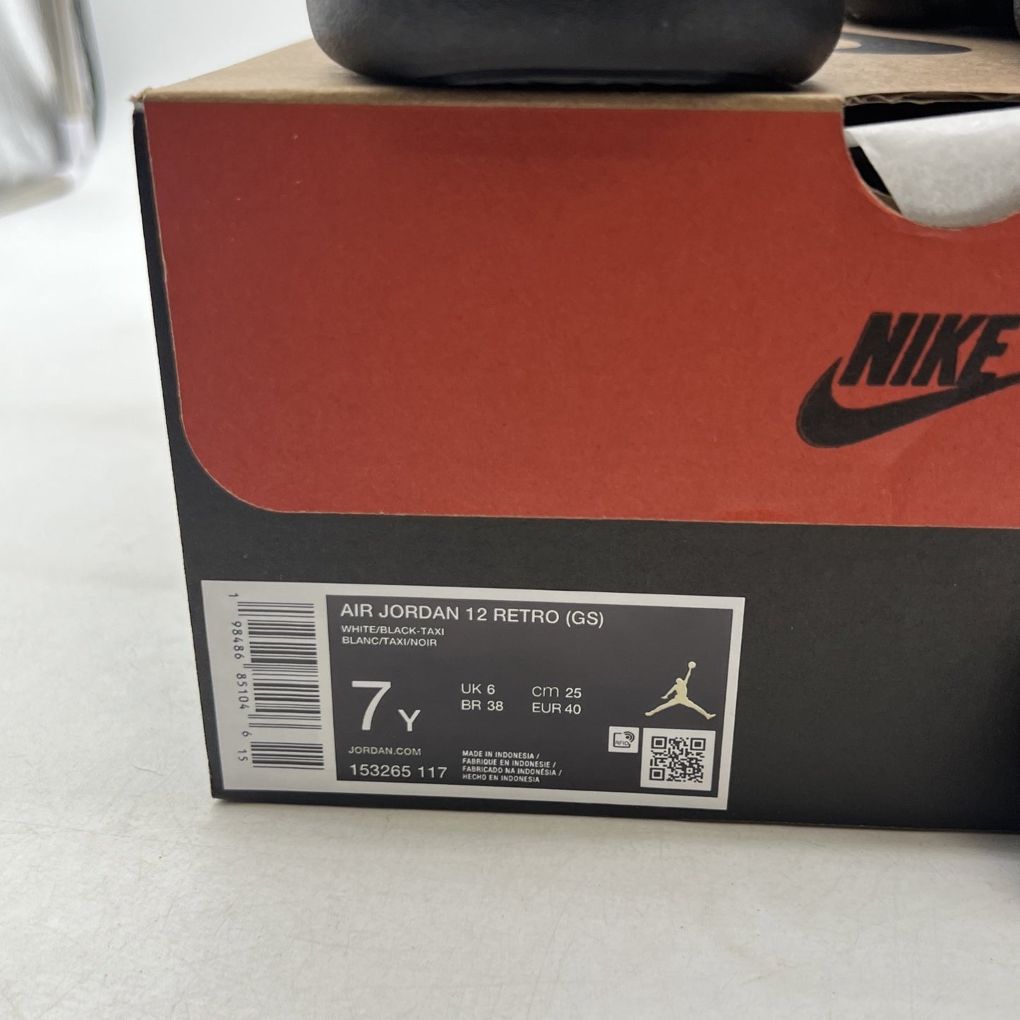 Size 7Y- Air Jordan 12 Retro 2025 Taxi (153265-117)