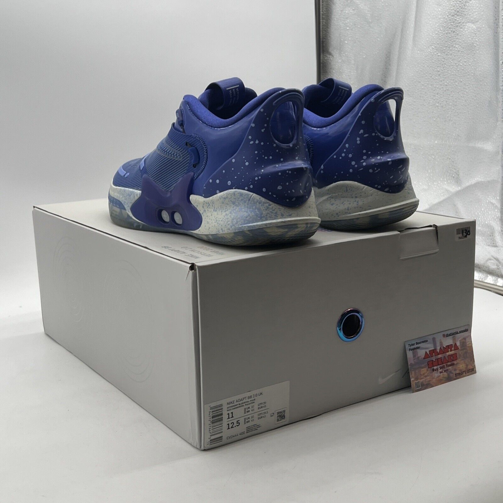 Size 11 - Nike Adapt BB 2.0 UK Charger Astronomy Blue (CV244-400)