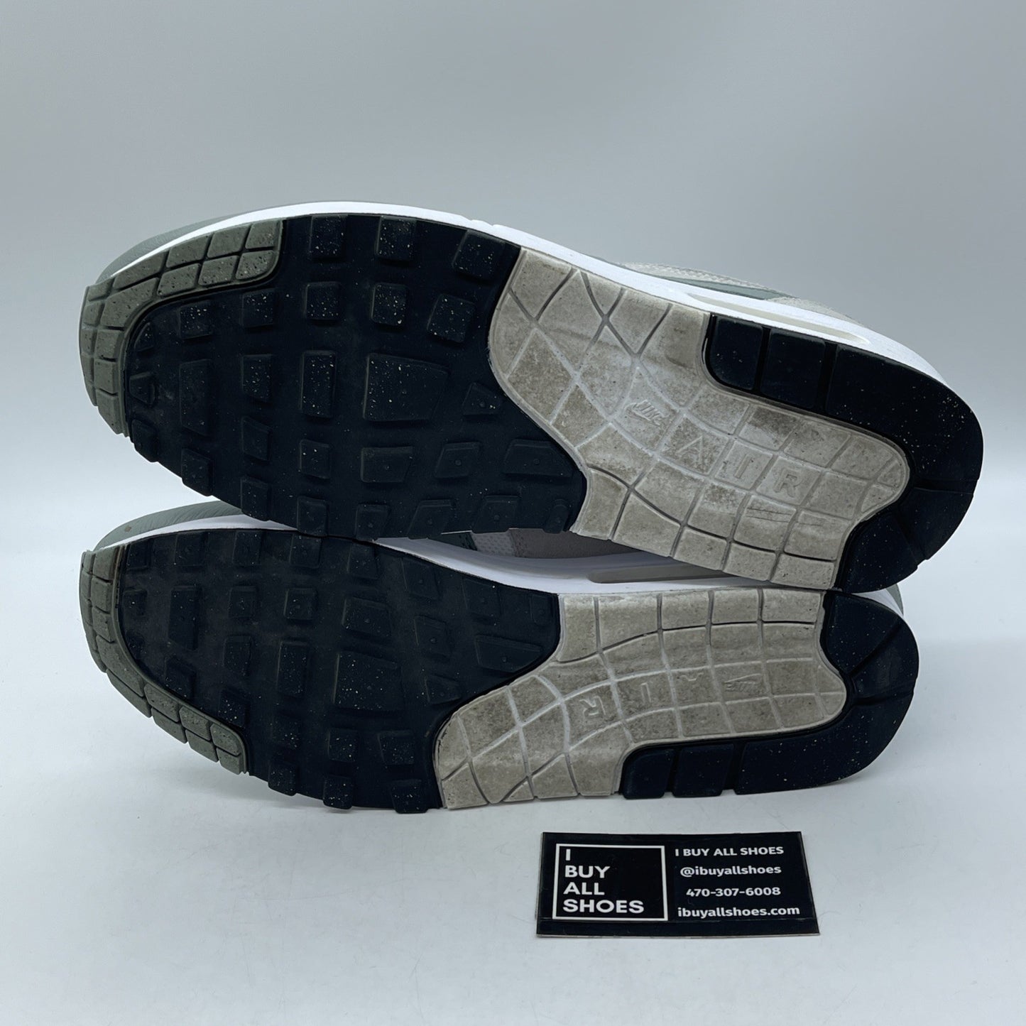 Size 10.5 - Nike Air Max 1 SC Mica Green Grey Suede Leather (DZ4549-100)