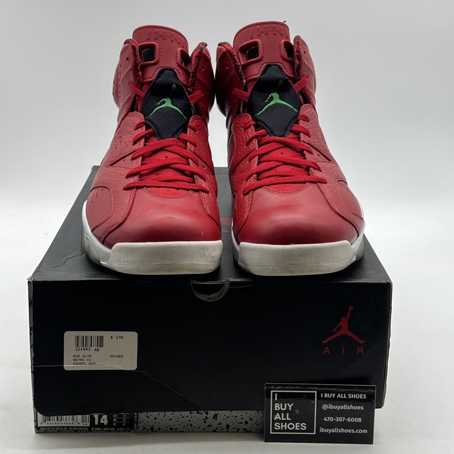 Size 14 - Air Jordan 6 Spizike History of Jordan (694091-625)
