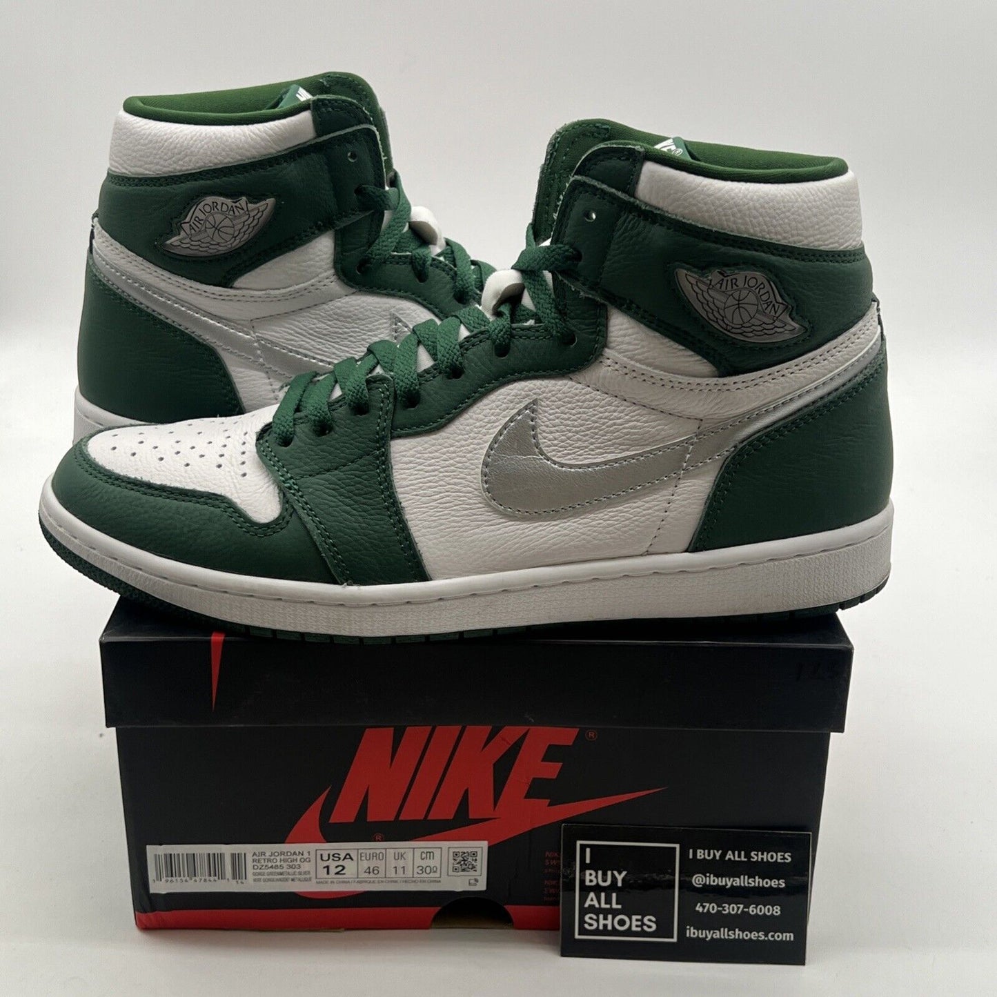 Size 12 - Air Jordan 1 Retro OG High Gorge Green (DZ5485-303)