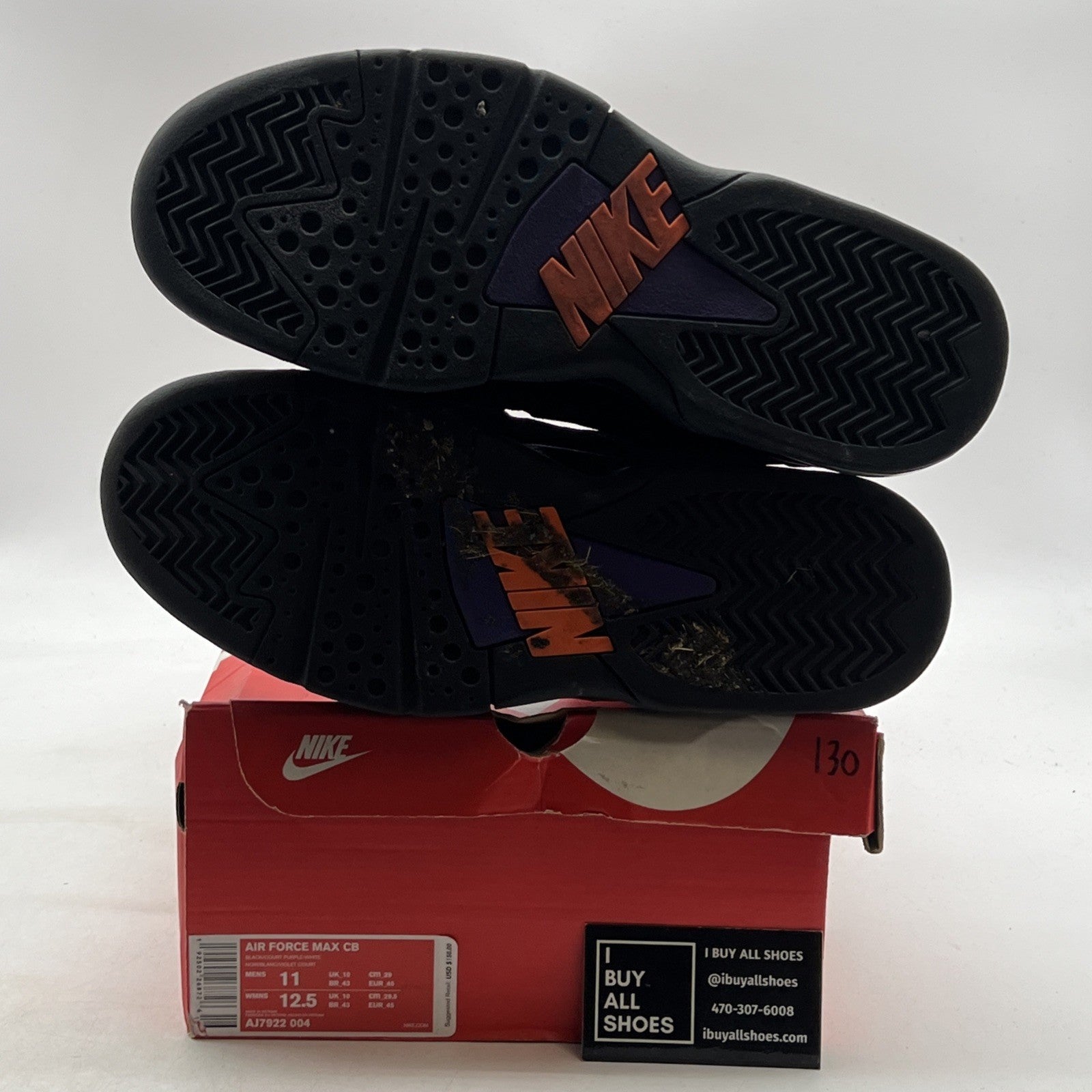 Size 11 - Nike Air Force Max CB OG Purple (AJ7922-004)