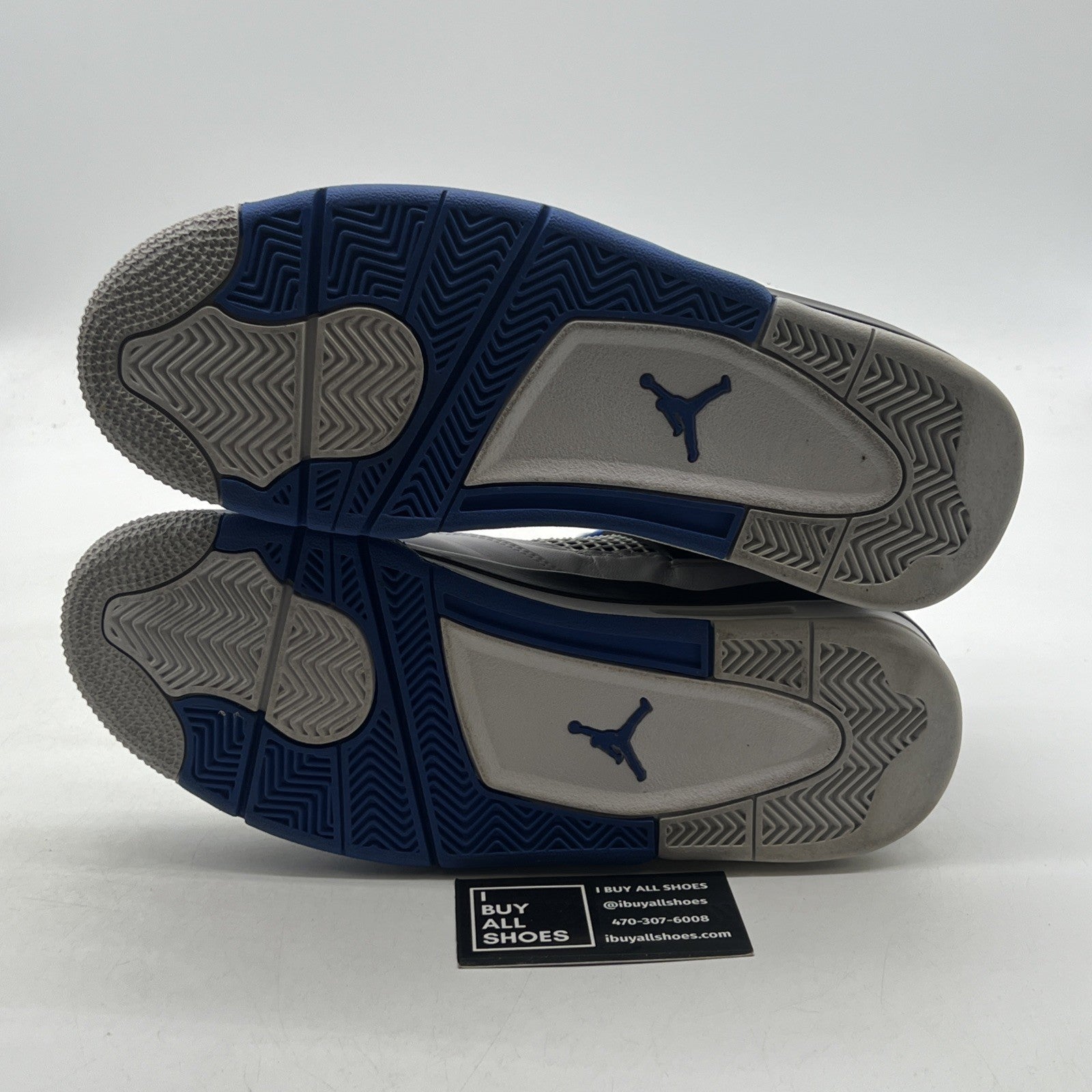 Size 9.5 - Air Jordan 4 Retro Mid Motorsports (308497-117)